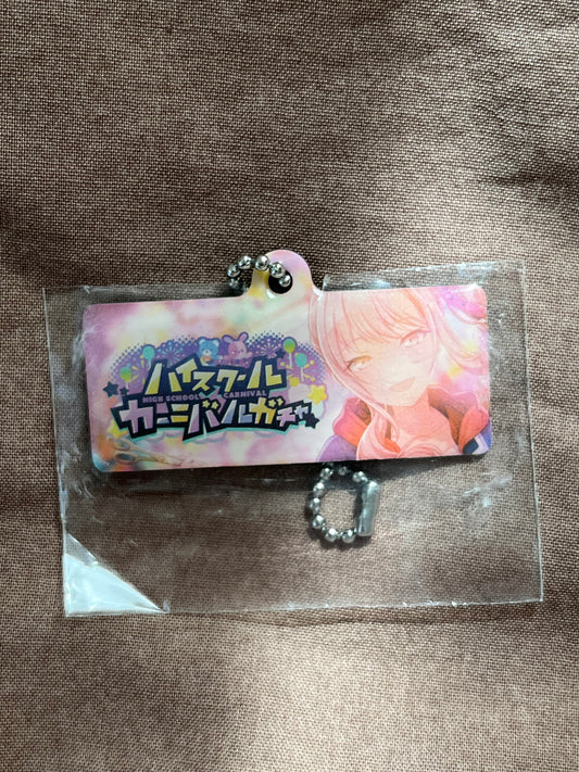 Project Sekai - Mizuki Akiyama “KAMIYAMA HIGH FESTIVAL!" Metal Event Keychain [TRAINED]