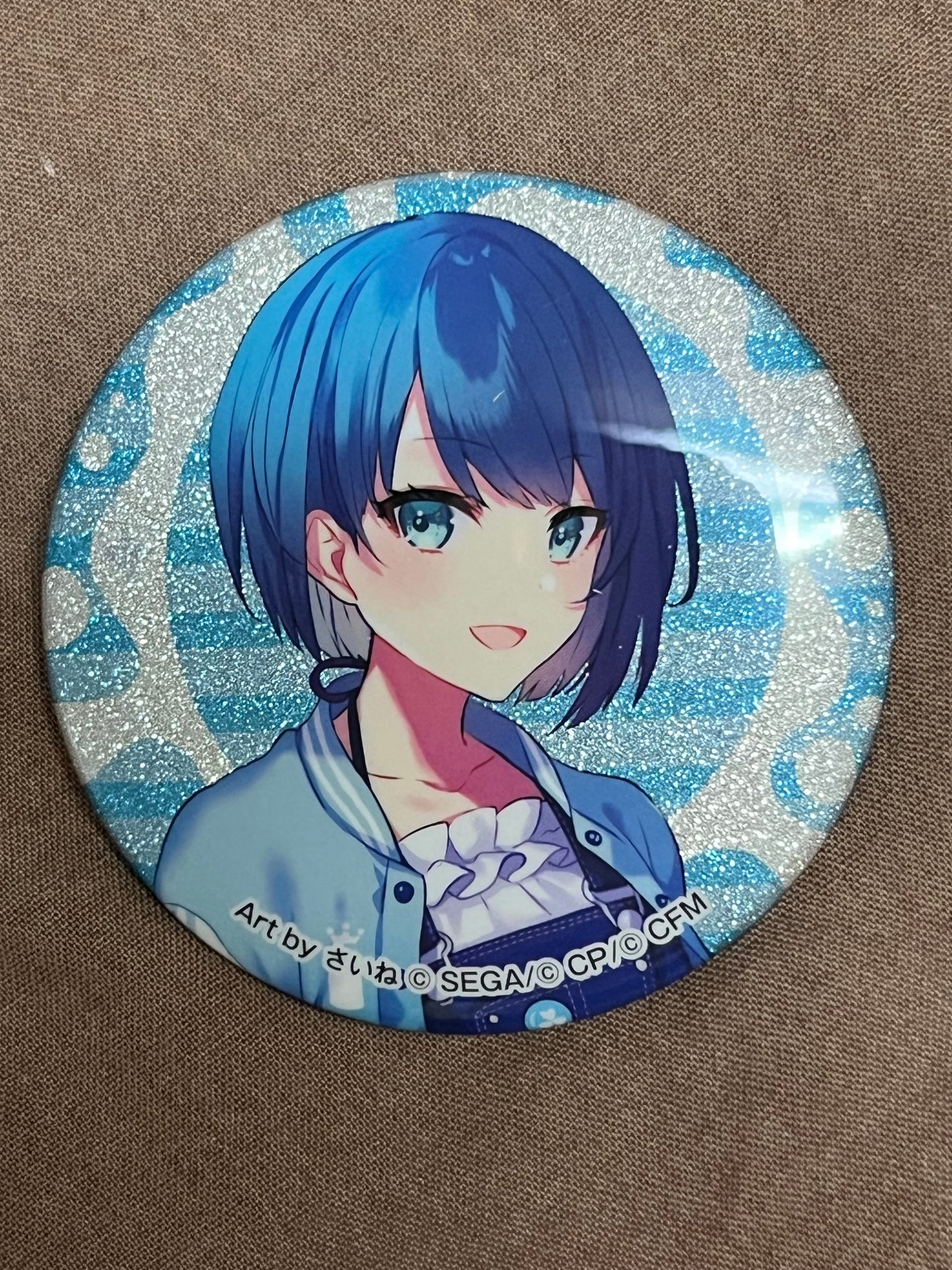 Project Sekai - Haruka Kiritani “LAWSON Collaboration 2024” Circle Glitter Badge