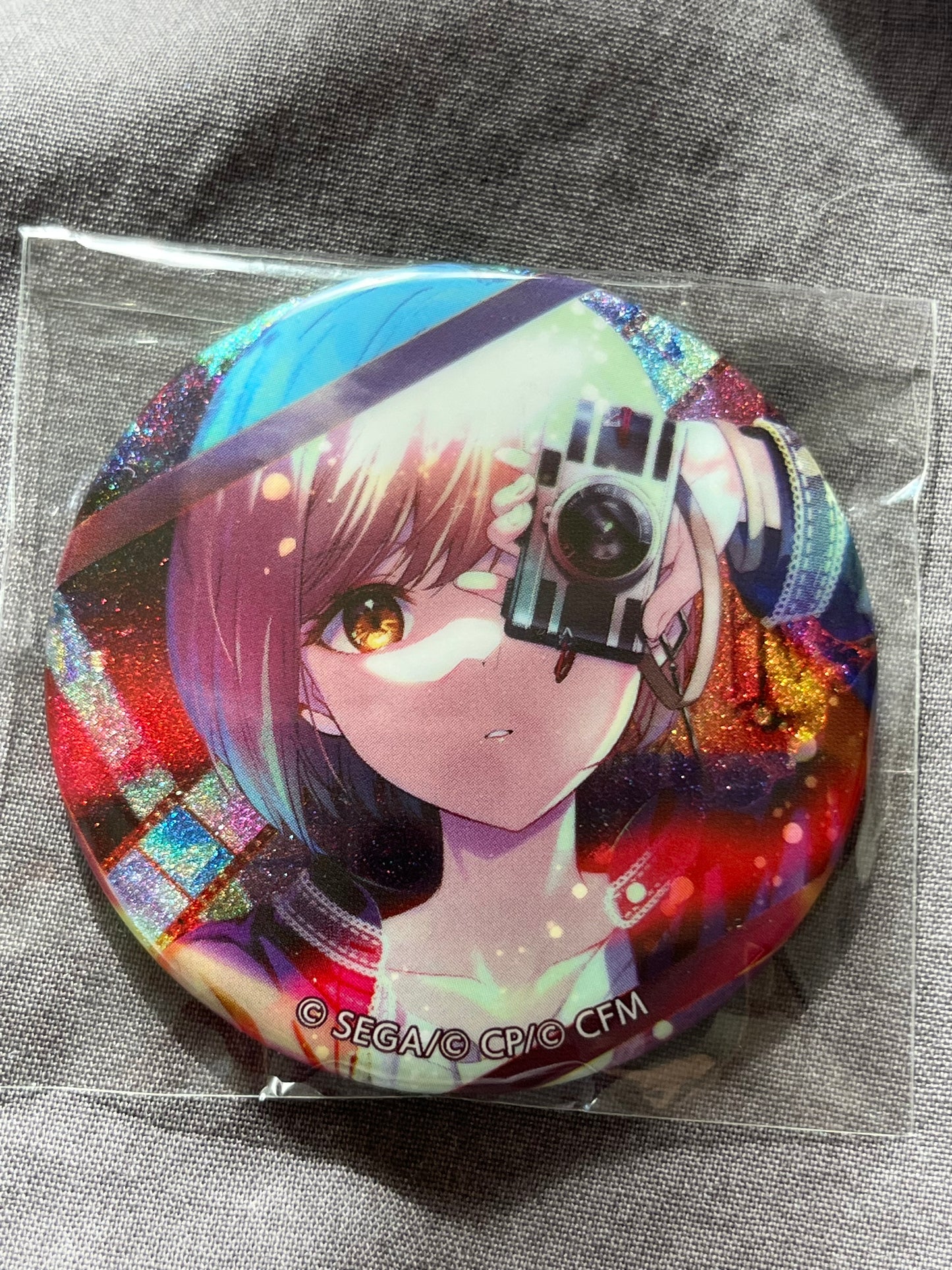 Project Sekai - Kohane Azusawa “Colorful Festival” Circle Glitter Badge [TRAINED]