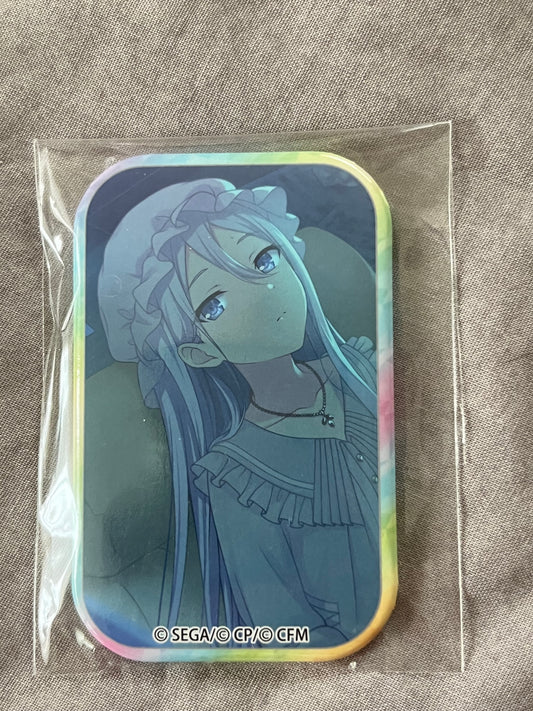 Project Sekai - Kanade Yoisaki "Squinting at The Sunlight" Square Badge [UNTRAINED]
