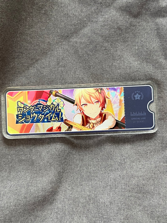 Project Sekai - Tsukasa Tenma "Wonder Magical Showtime!" Event Badge [TRAINED]