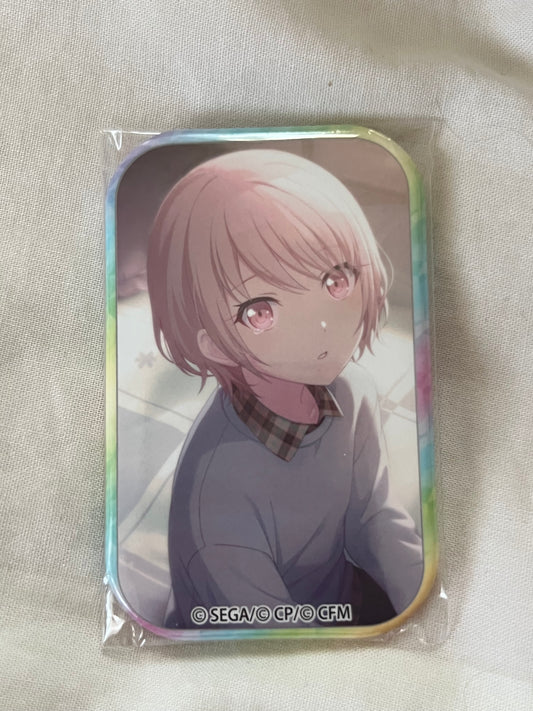 Project Sekai - Mizuki Akiyama “What Gave Me Courage” Square Badge [UNTRAINED]