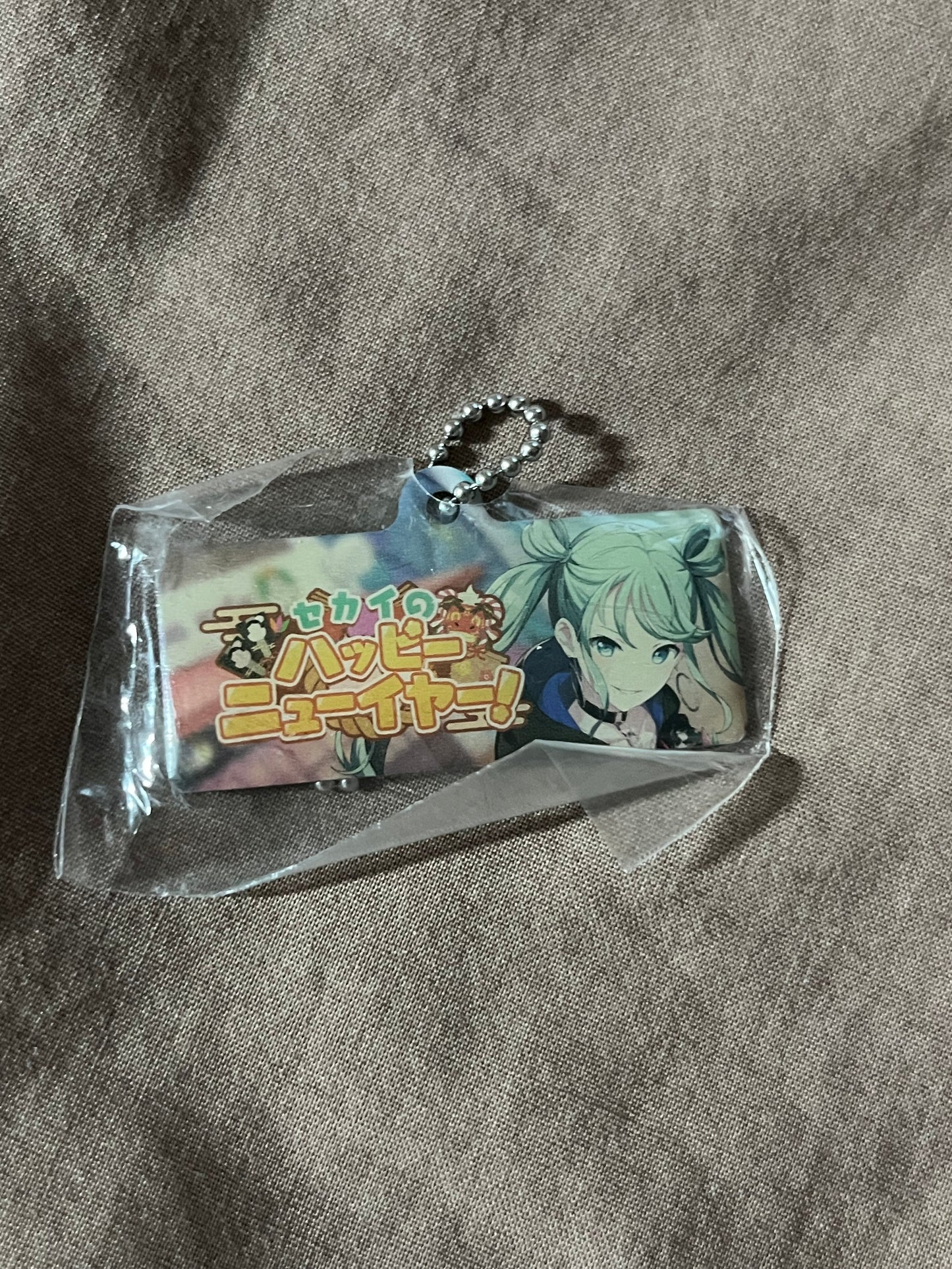 Project Sekai - Hatsune Miku “SEKAI's Happy New Year!” Metal Event Keychain [UNTRAINED]