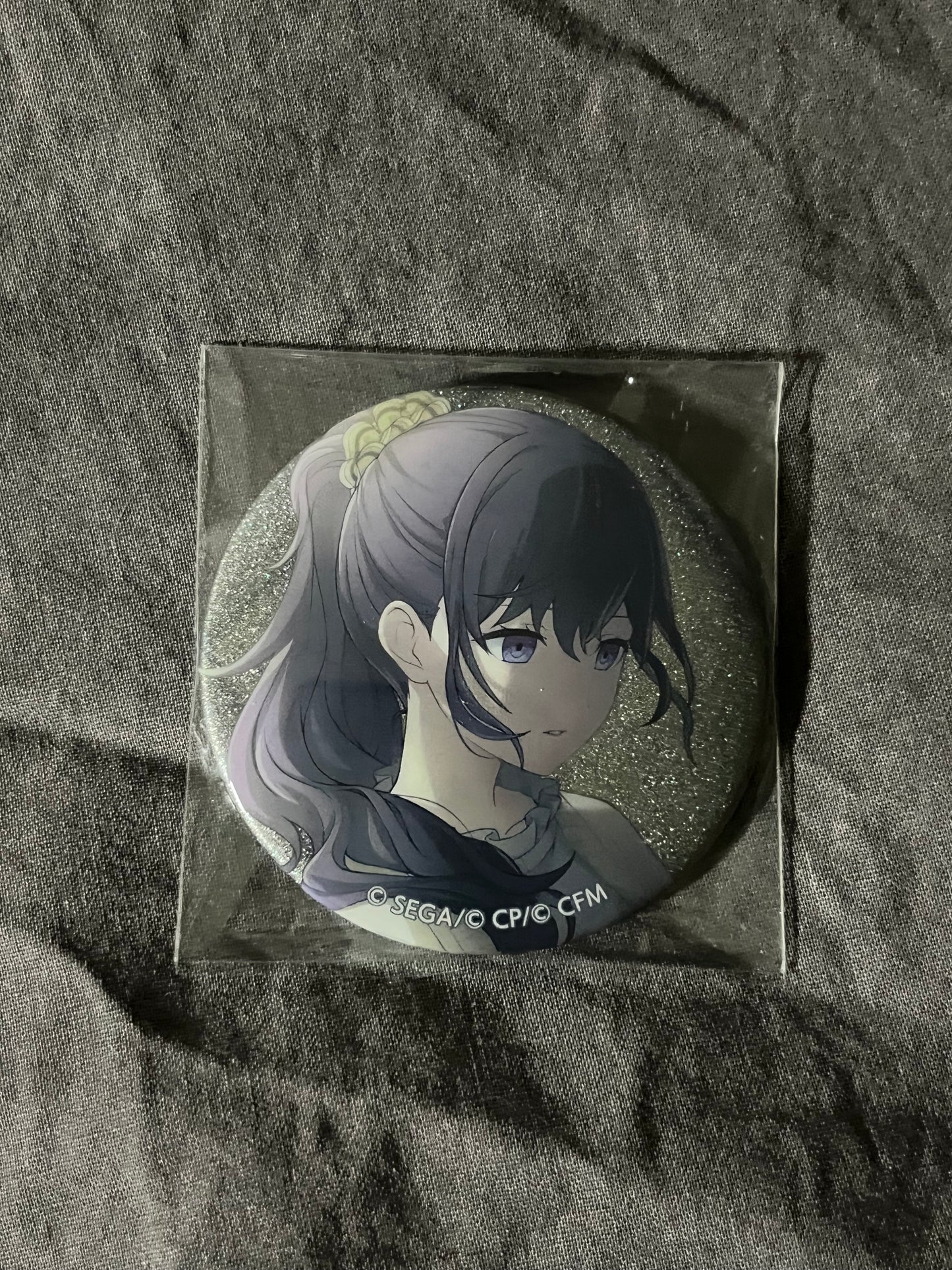 Project Sekai - Mafuyu Asahina “The Tone Played on That Day” Circle Glitter Badge [UNTRAINED]