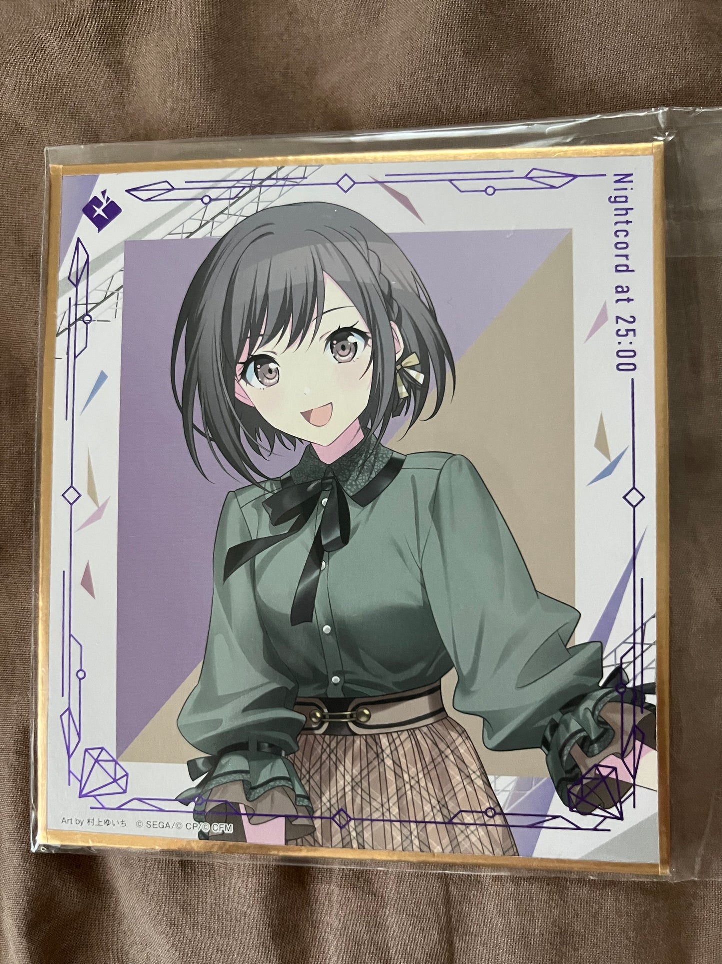 Project Sekai - Ena Shinonome "Brand New World" Shikishi Board