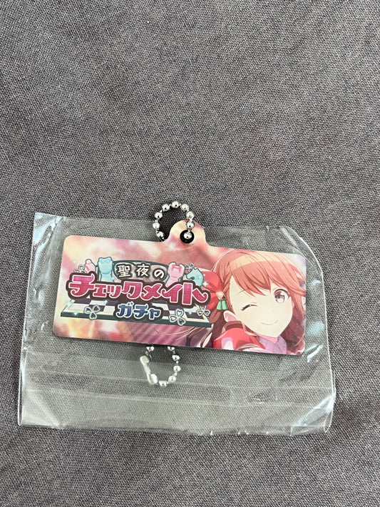 Project Sekai - Minori Hanasato “MORE MORE Making Xmas” Metal Event Keychain [TRAINED]