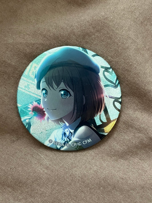Project Sekai - Minori Hanasato “Tied By Painful Hope” Circle Glitter Badge [TRAINED]