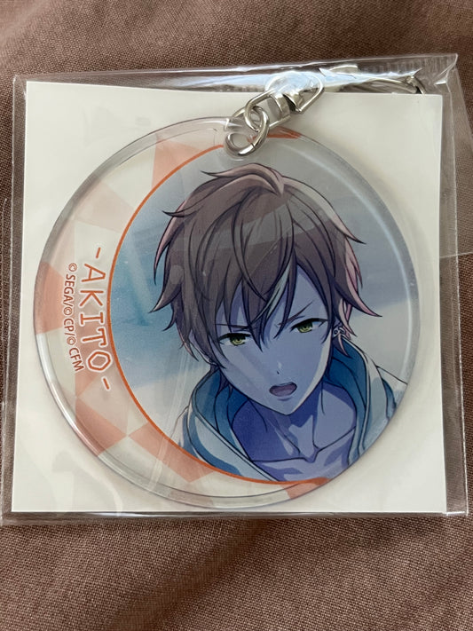 Project Sekai - Akito Shinonome “Release Celebration” Yawaraka Clear Charm Keychain [UNTRAINED]