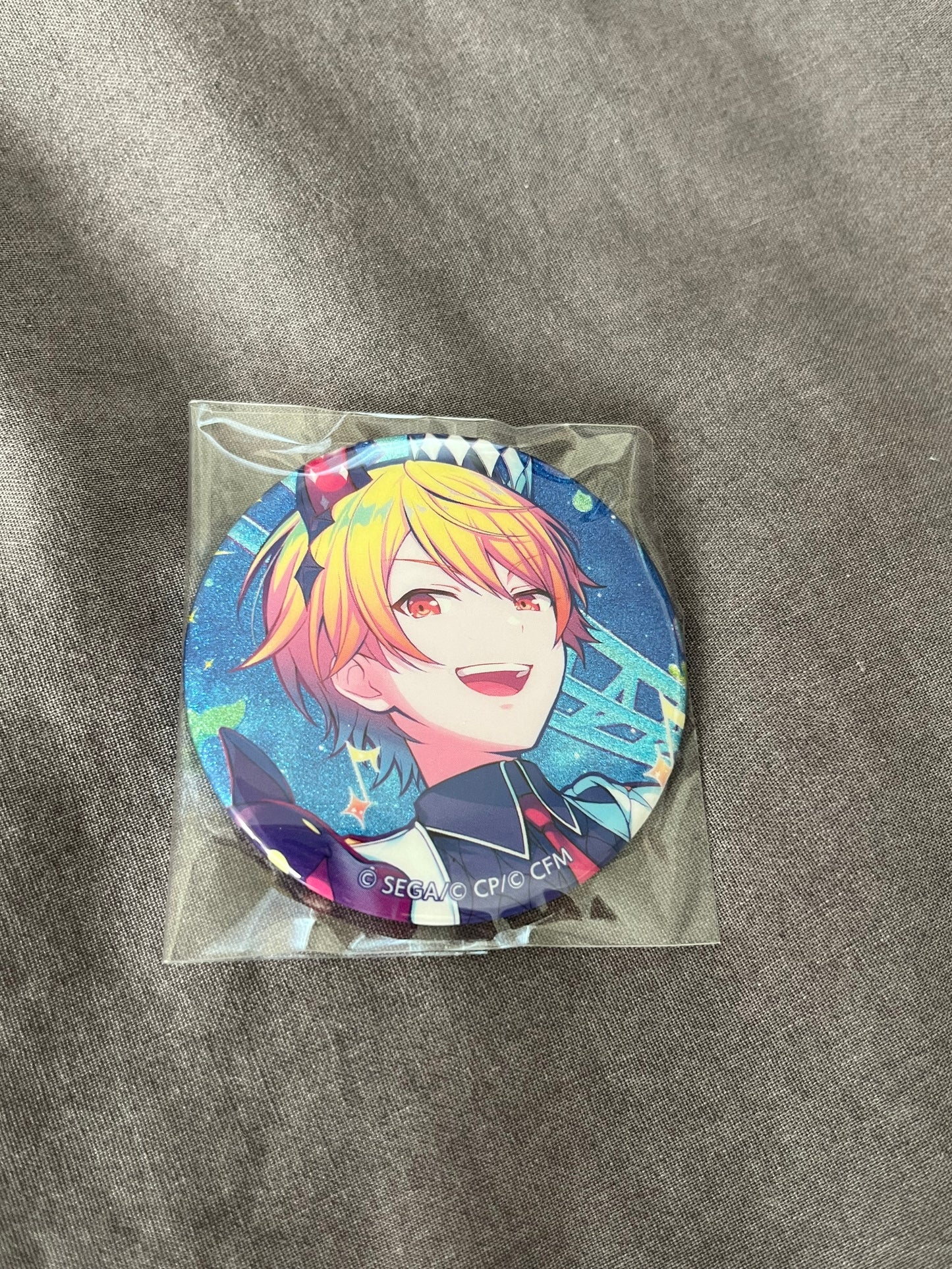 Project Sekai - Tsukasa Tenma “perspective for smile” Circle Glitter Badge [TRAINED]