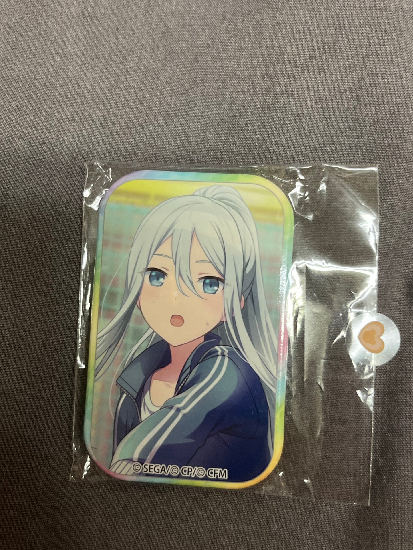 Project Sekai - Kanade Yoisaki “With This Pitch...!” Square Badge [UNTRAINED]