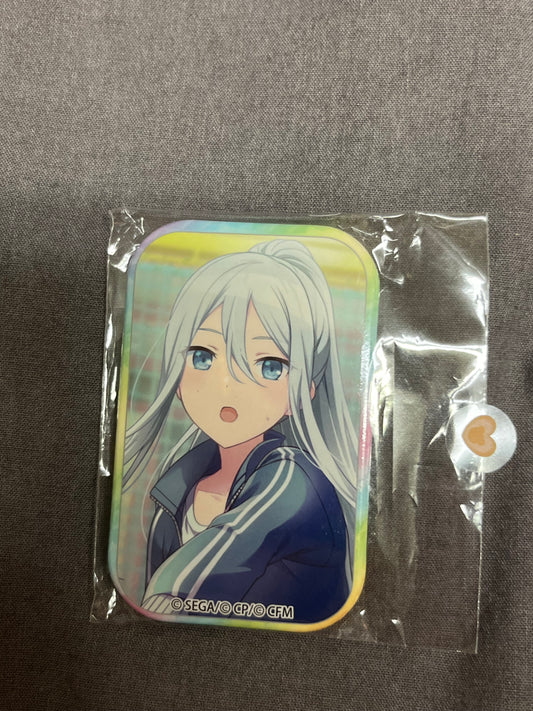 Project Sekai - Kanade Yoisaki “With This Pitch...!” Square Badge [UNTRAINED]