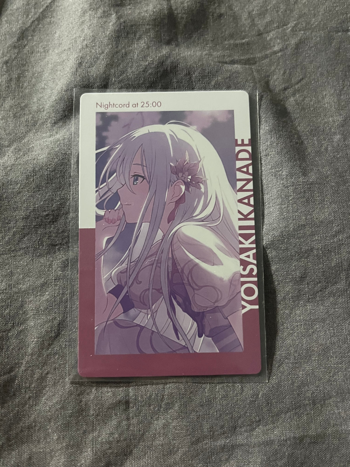 Project Sekai - Kanade Yoisaki “With Our Hands, Covered in Wounds” ePick Card [TRAINED]