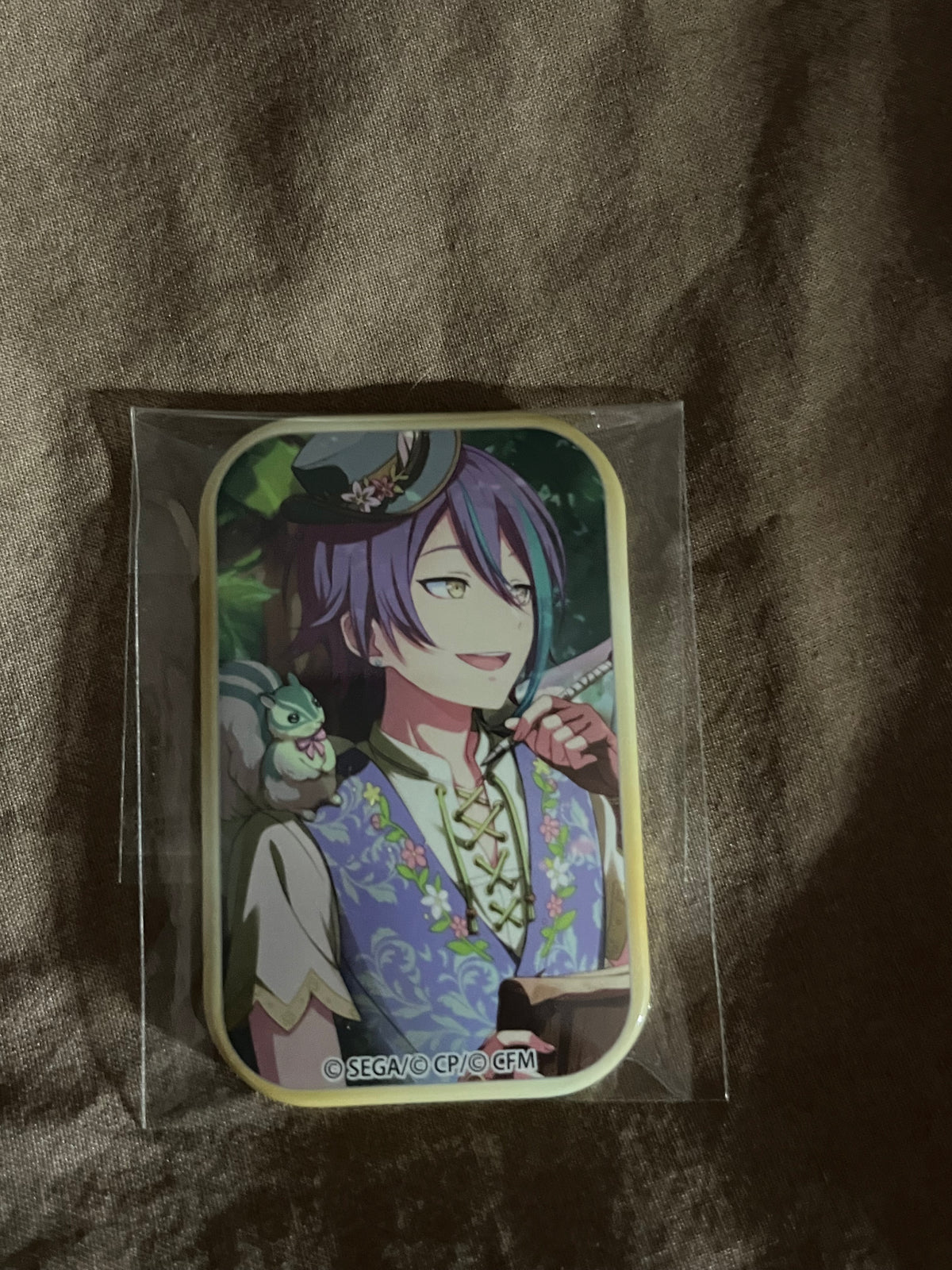 Project Sekai - Rui Kamishiro "Tell Me Your Problems! Exciting Picnic" Square Badge [TRAINED]