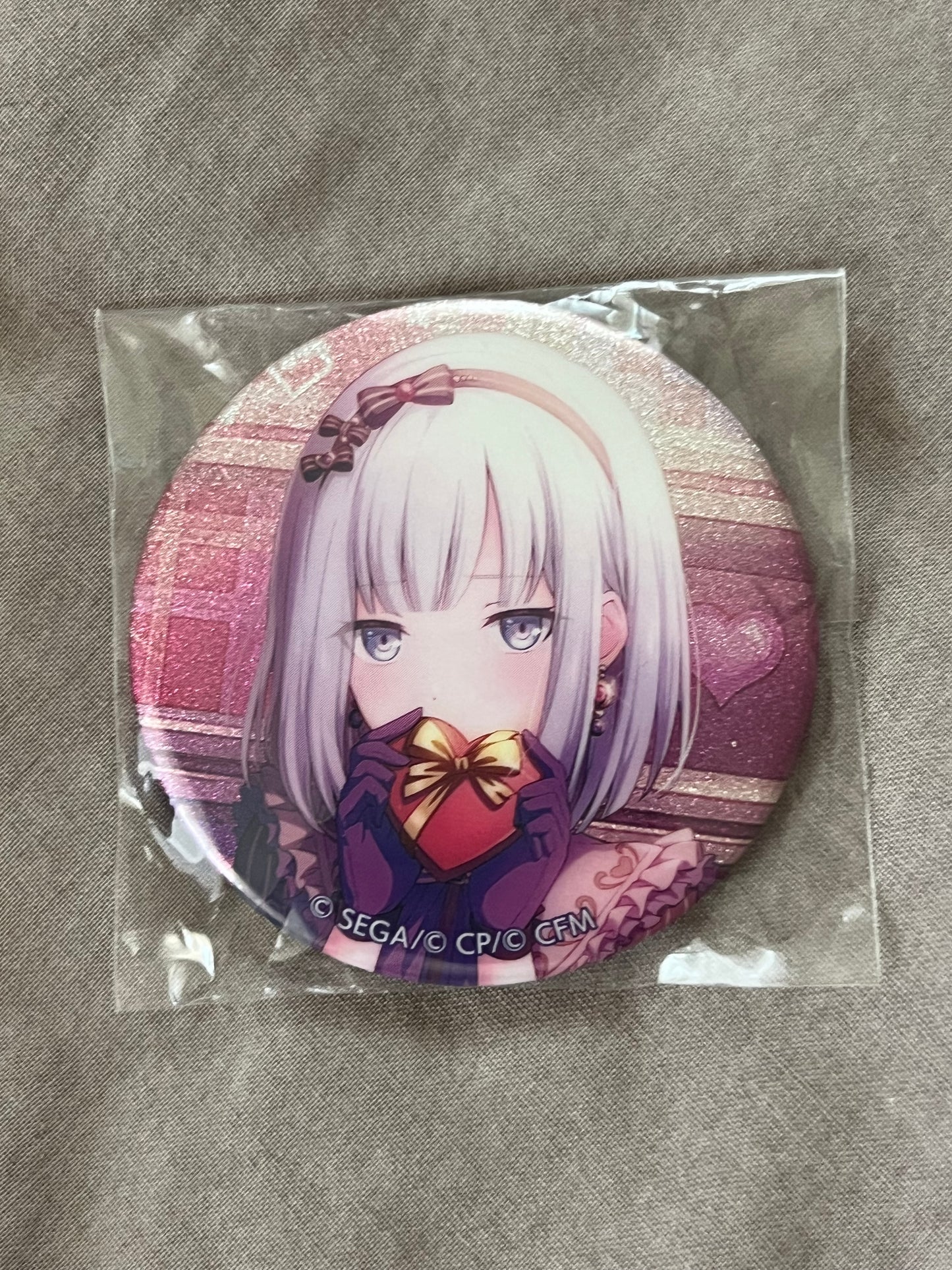 Project Sekai - Kanade Yoisaki “Memories Carried by the Scent of Candles” Circle Glitter Badge [TRAINED]