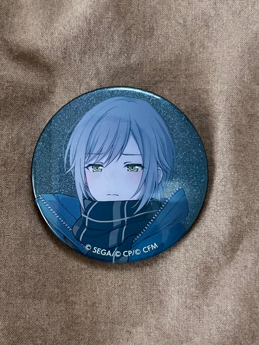 Project Sekai - Shiho Hinomori "With Some Embarrassment" Circle Glitter Badge [UNTRAINED]