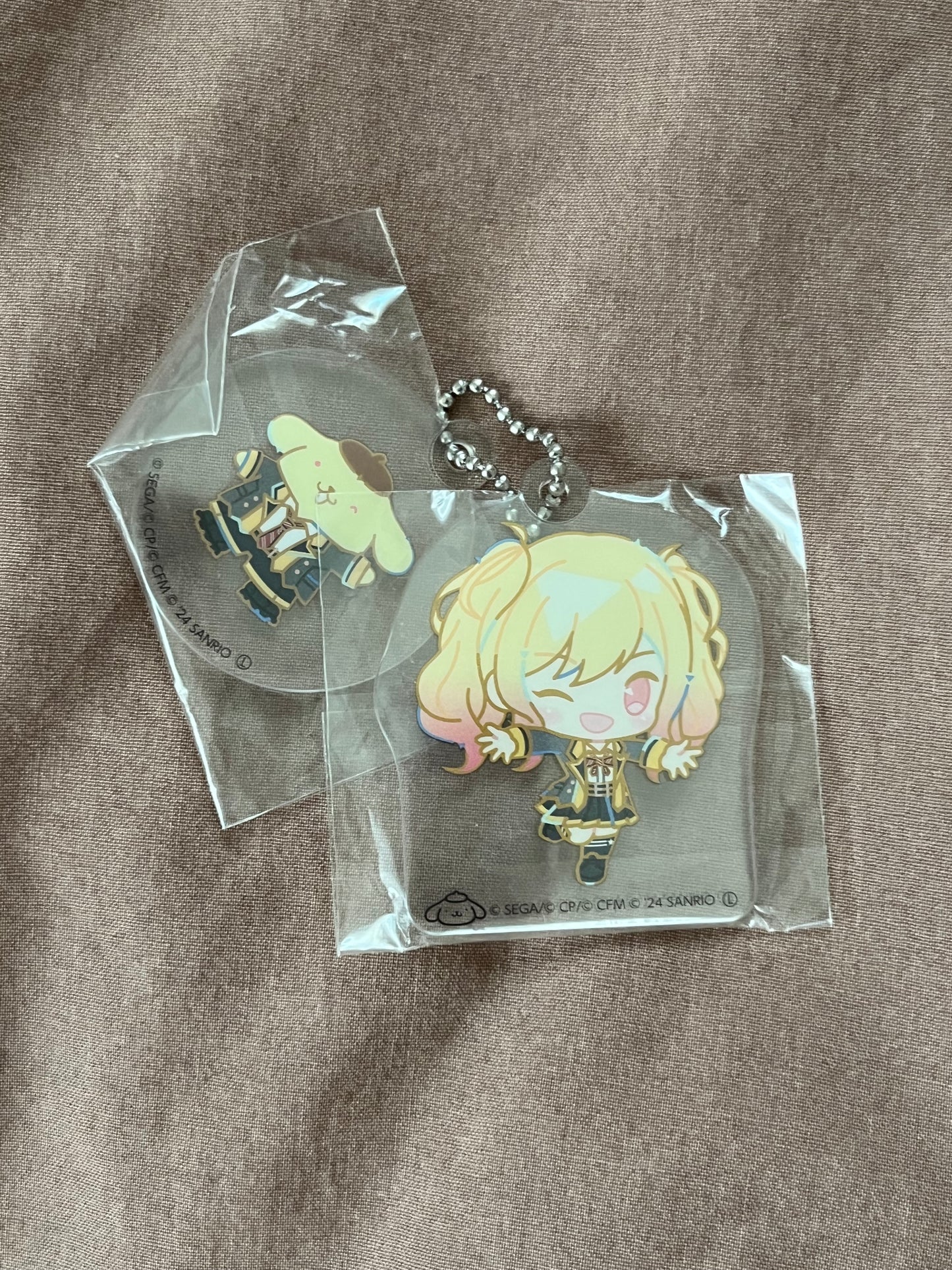 Project Sekai - Saki Tenma “Sanrio” Double Acrylic Keychain