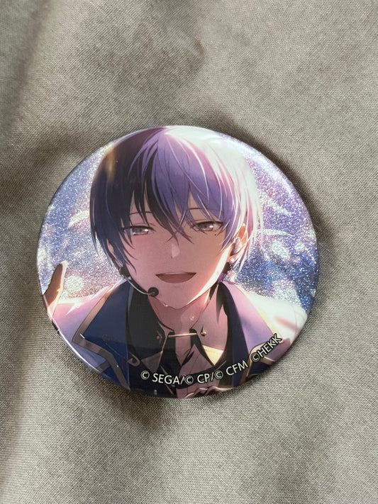 Project Sekai - Toya Aoyagi "Crossing SEKAI With ENSEMBLE STARS" Glitter Badge [TRAINED]