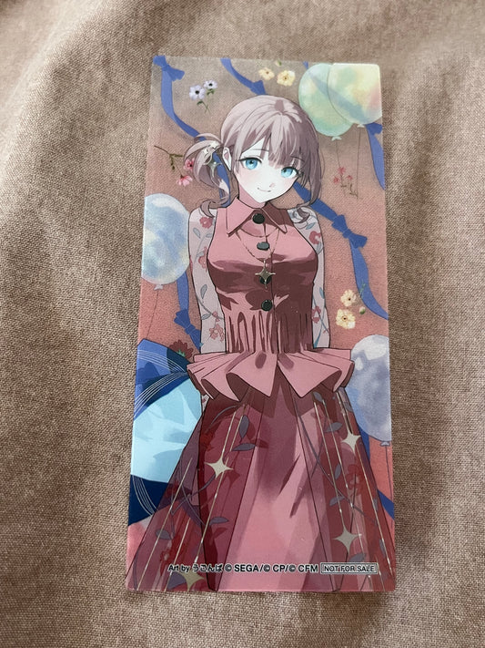Project Sekai - Honami Mochizuki "4th Anniversary Thanks Festival" Clear Bookmark