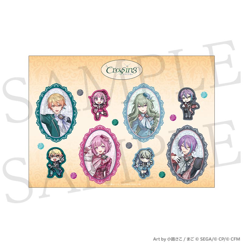 [PRE-ORDER] Project Sekai - “COLORFUL LIVE 6th - Crossing -” Puffy Glitter Sticker Sheet