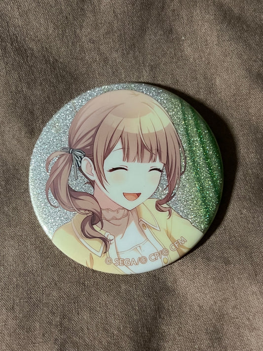 Project Sekai - Honami Mochizuki "Fluffy Break Time" Circle Glitter Badge [UNTRAINED]