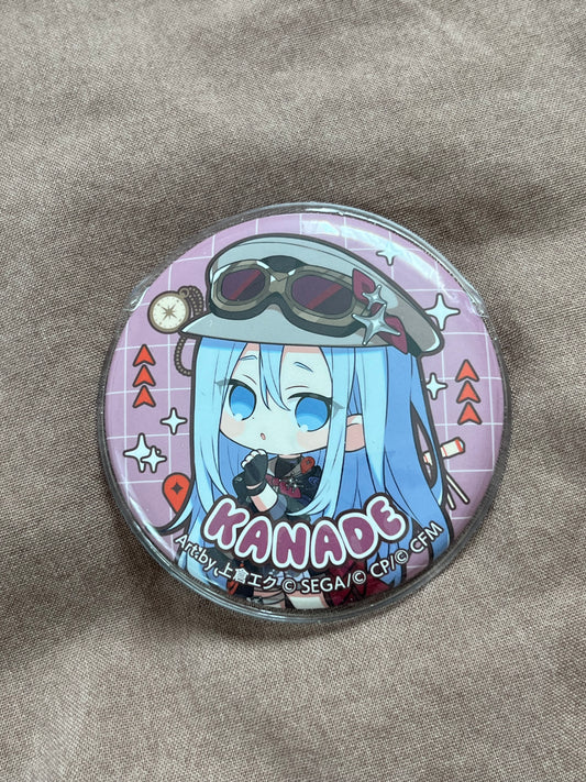 Project Sekai - Kanade Yoisaki “COLORFUL LIVE 5th -Frontier-” Chibi Circle Badge