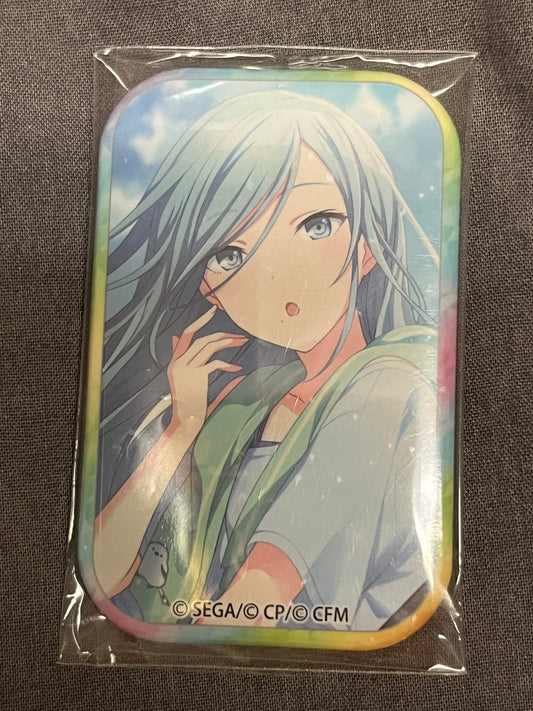 Project Sekai - Shizuku Hinomori "Chasing The Sparkle Beyond the Blue Sky" Square Badge [UNTRAINED]