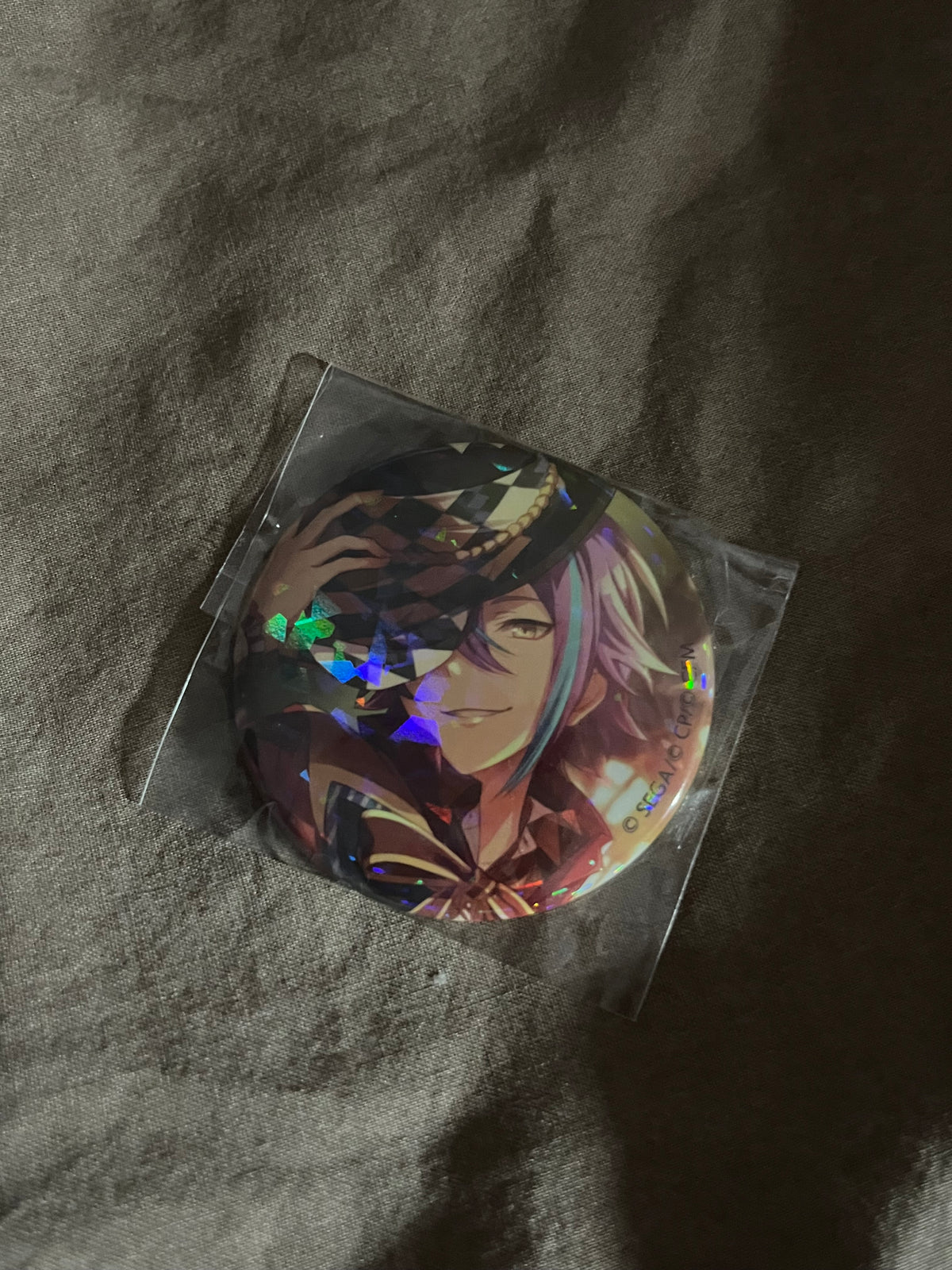 Project Sekai - Rui Kamishiro "Full Power! Wonder Halloween!" Circle Holographic Badge [TRAINED]