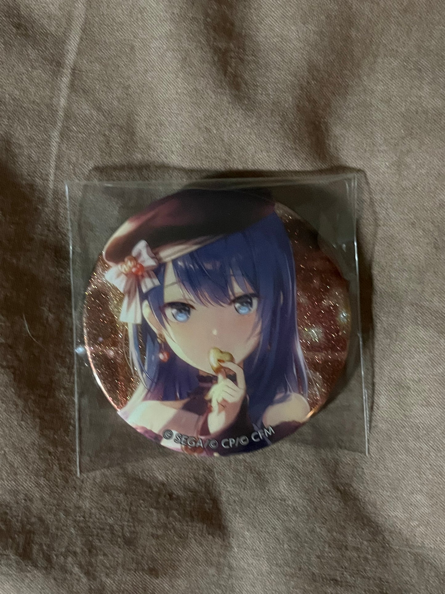 Project Sekai - Haruka Kiritani “Take the Best Shot!” Circle Glitter Badge [TRAINED]