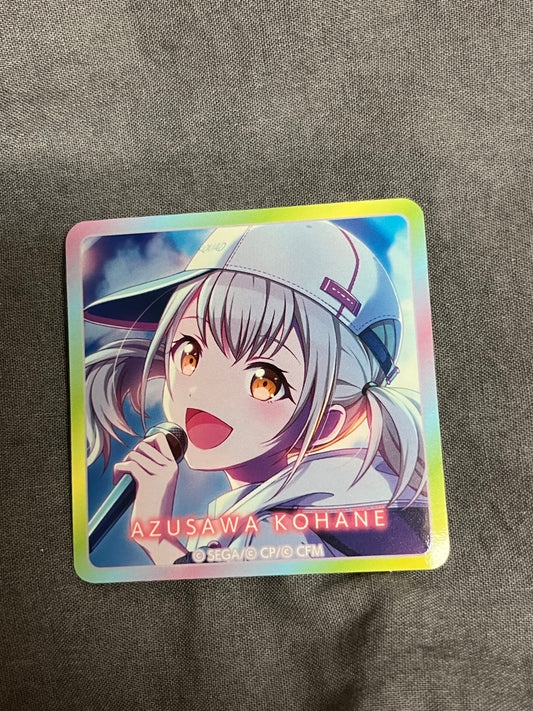 Project Sekai - Kohane Azusawa “Someday, with Our Lyrics Joined Back-to-Back” Square Sticker [TRAINED]