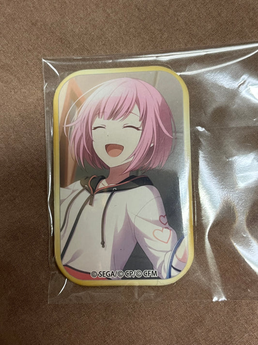 Project Sekai - Emu Otori "The Song of a Canary in Crisis" Square Badge [UNTRAINED]