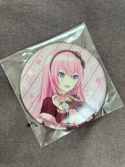 Project Sekai - Megurine Luka “Sanrio” Circle Glitter Badge