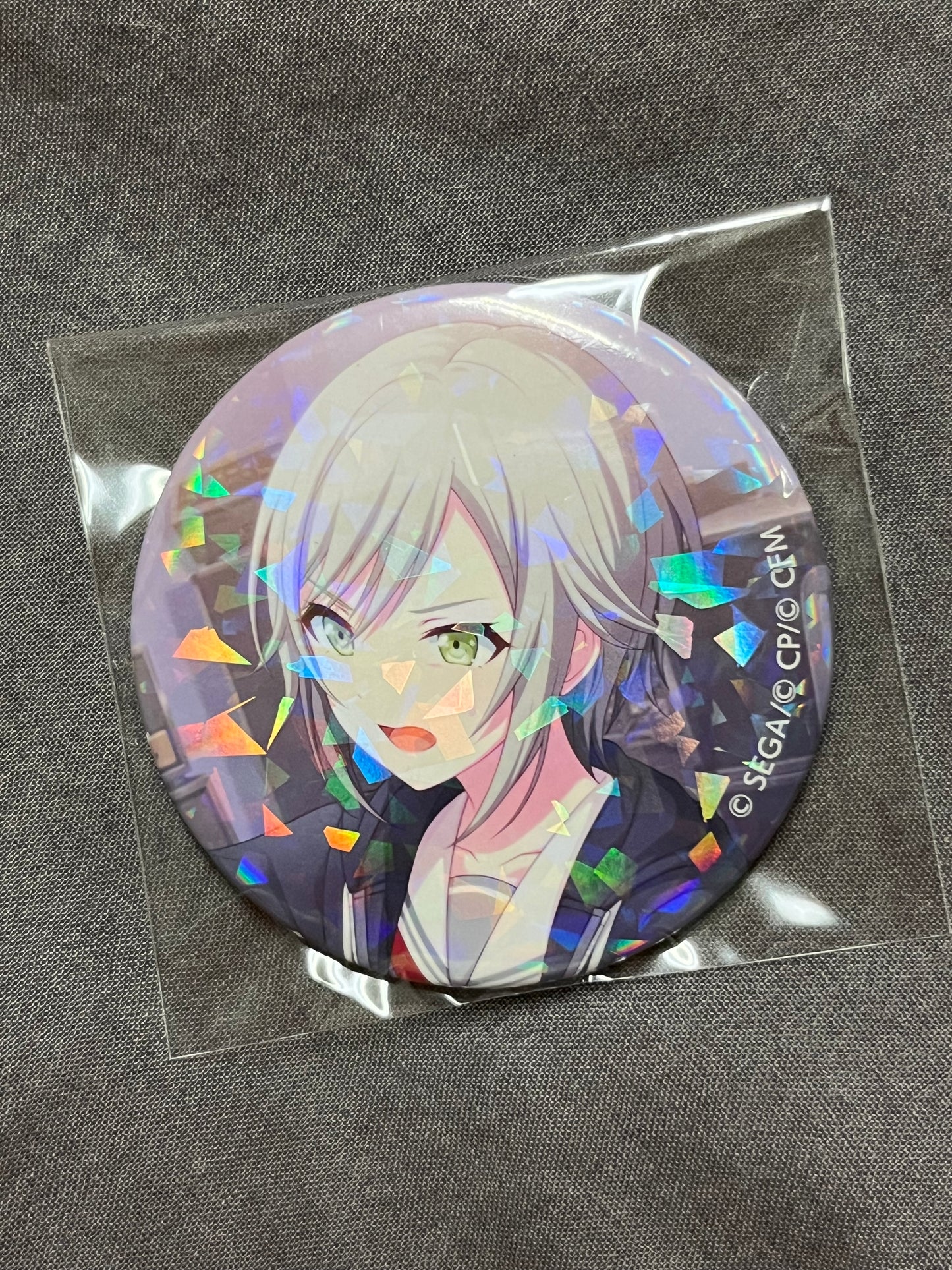 Project Sekai - Shiho Hinomori "Stella After the Rain" Holographic Circle Badge [UNTRAINED]