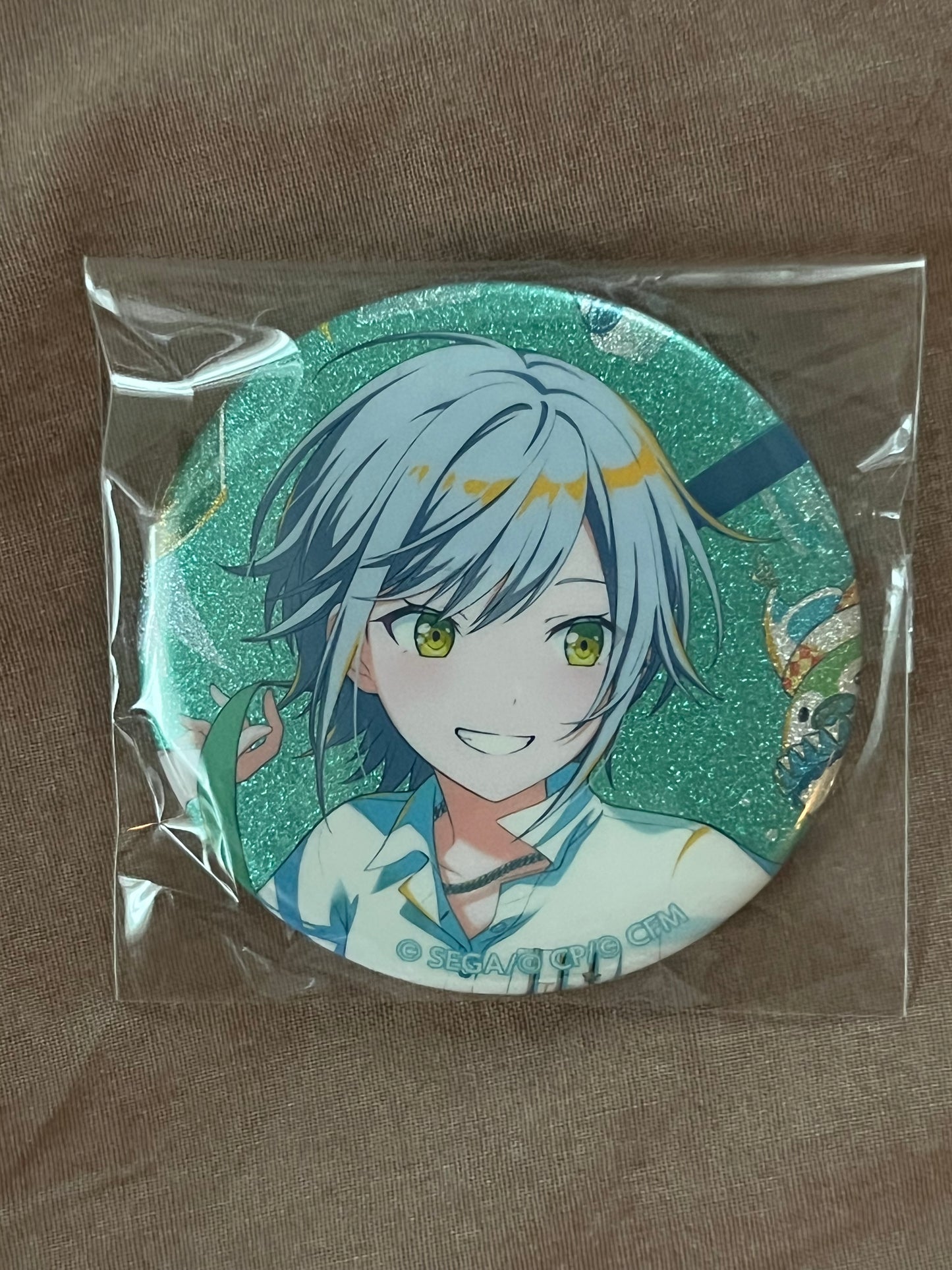 Project Sekai - Shiho Hinomori “The Night Sky We Saw That Day, Someday in the Distant Future” Circle Glitter Badge [TRAINED]