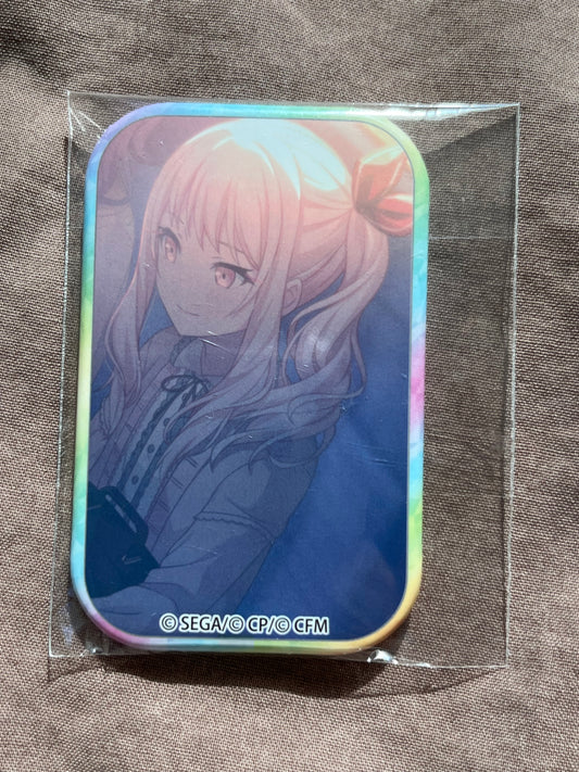 Project Sekai - Mizuki Akiyama "Secret Distance" Square Badge [UNTRAINED]