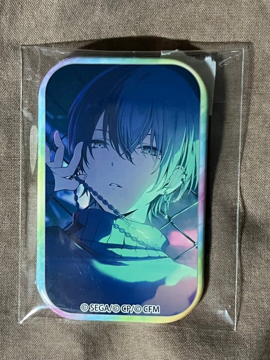 Project Sekai - Toya Aoyagi "BREAK DOWN THE WALL" Square Badge [TRAINED]