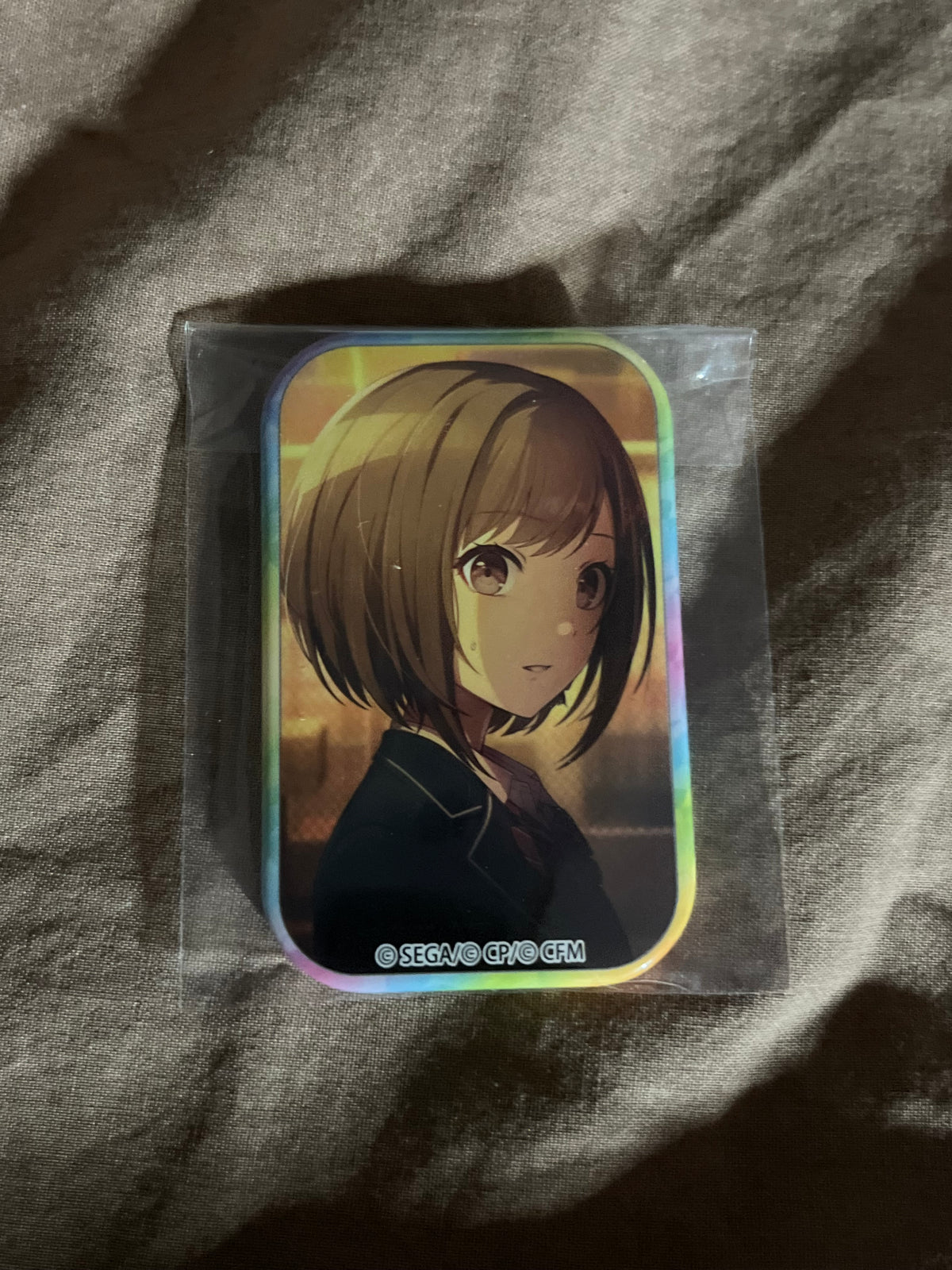 Project Sekai - Ena Shinonome “Where Does the Path of Thorns Lead To?” Square Badge [UNTRAINED]