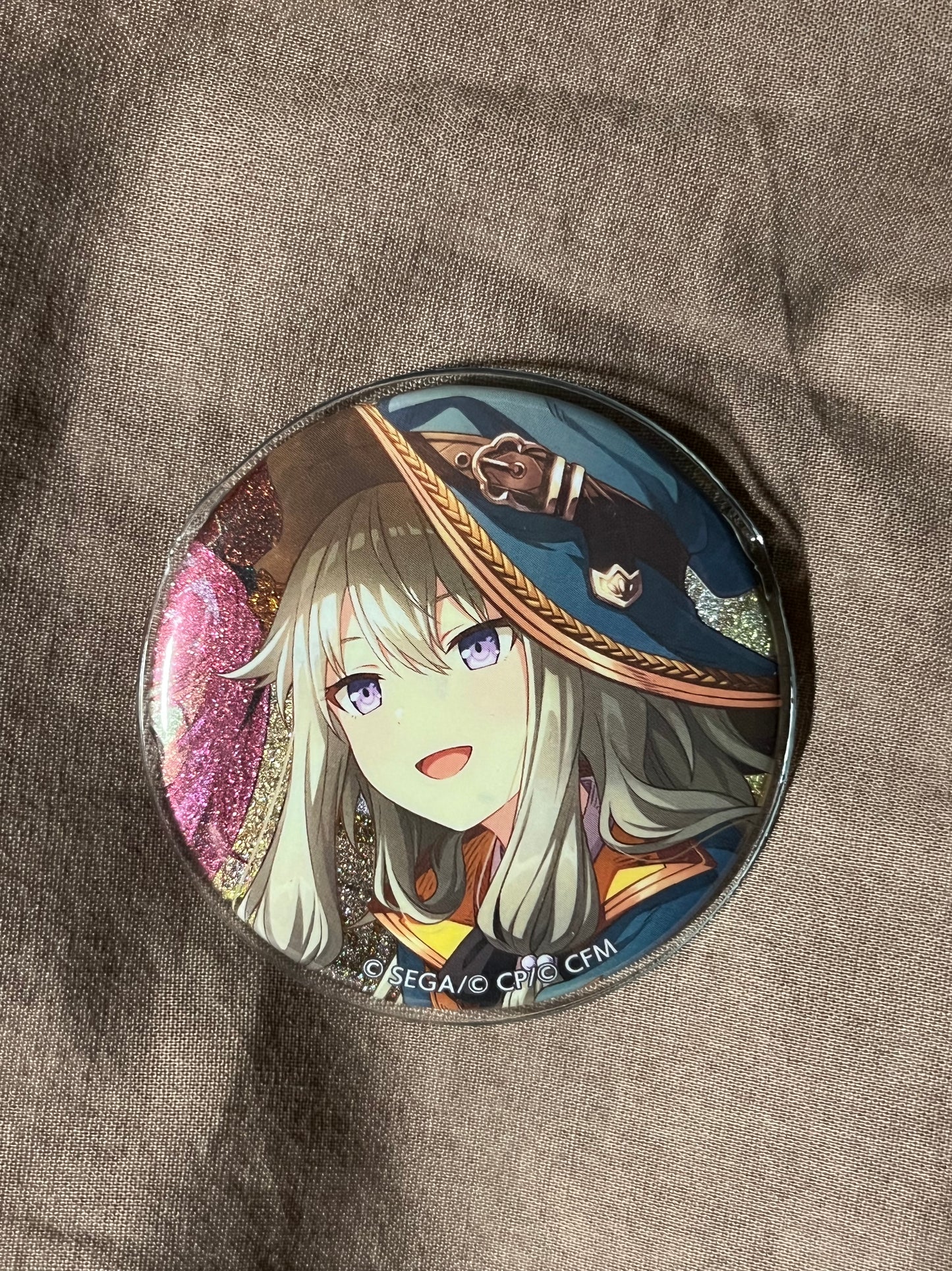 Project Sekai - Nene Kusanagi “Our Happy Ending” Circle Glitter Badge [TRAINED]