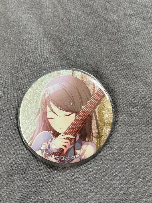Project Sekai - Ichika Hoshino “Though Wavering, You Continue Moving Forward” Circle Glitter Badge [TRAINED]