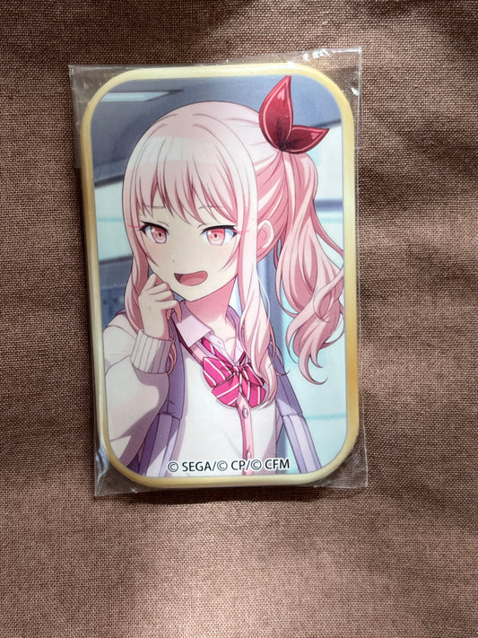 Project Sekai - Mizuki Akiyama "Hope Will Someday Go Beyond the Morning" Square Badge [UNTRAINED]