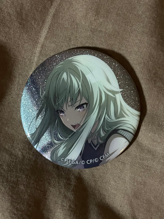 Project Sekai - Nene Kusanagi “The Canary Sings in a Quagmire” Circle Glitter Badge [UNTRAINED]
