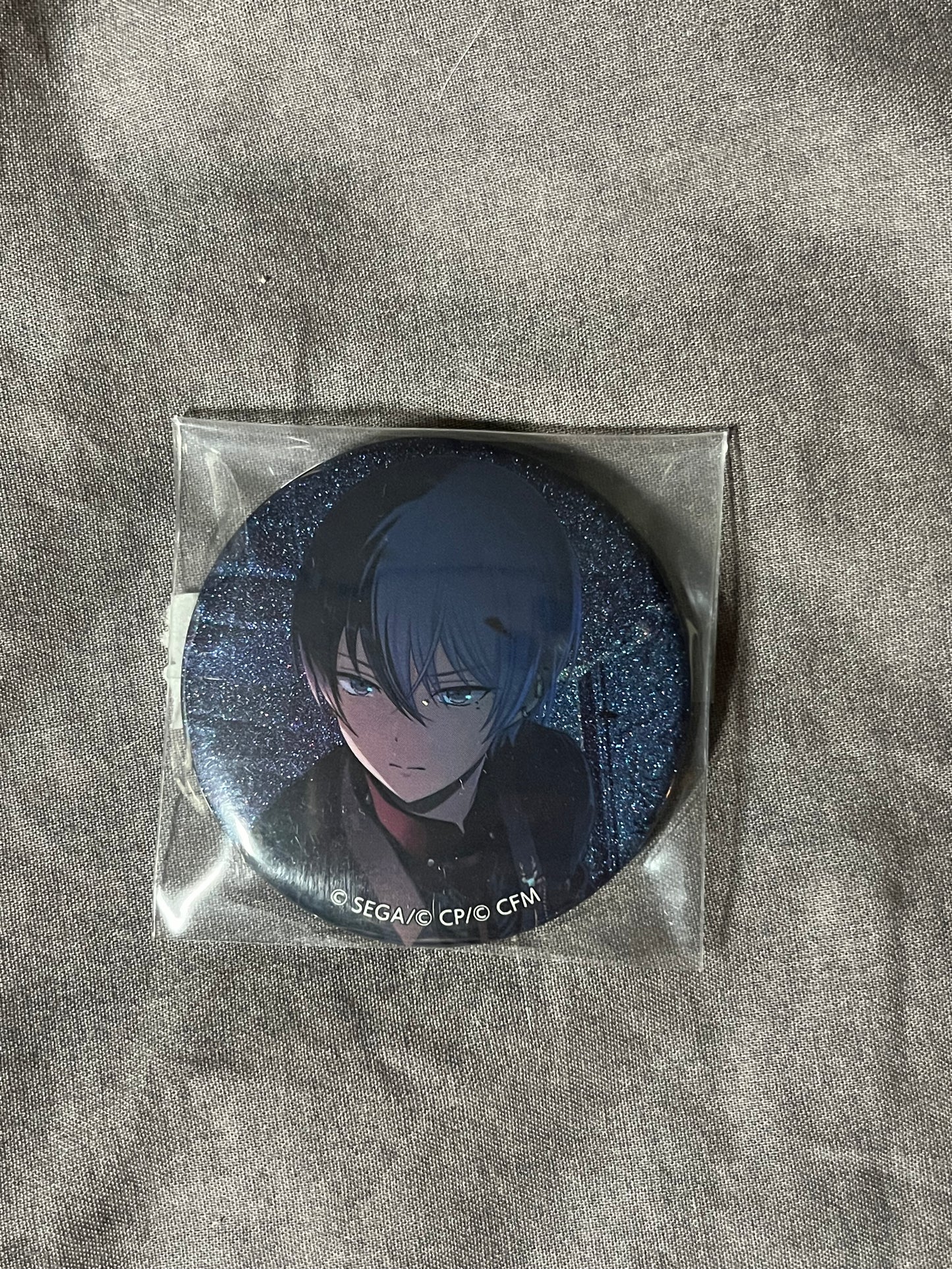 Project Sekai - Toya Aoyagi “Light Up the Fire” Circle Glitter Badge [TRAINED]