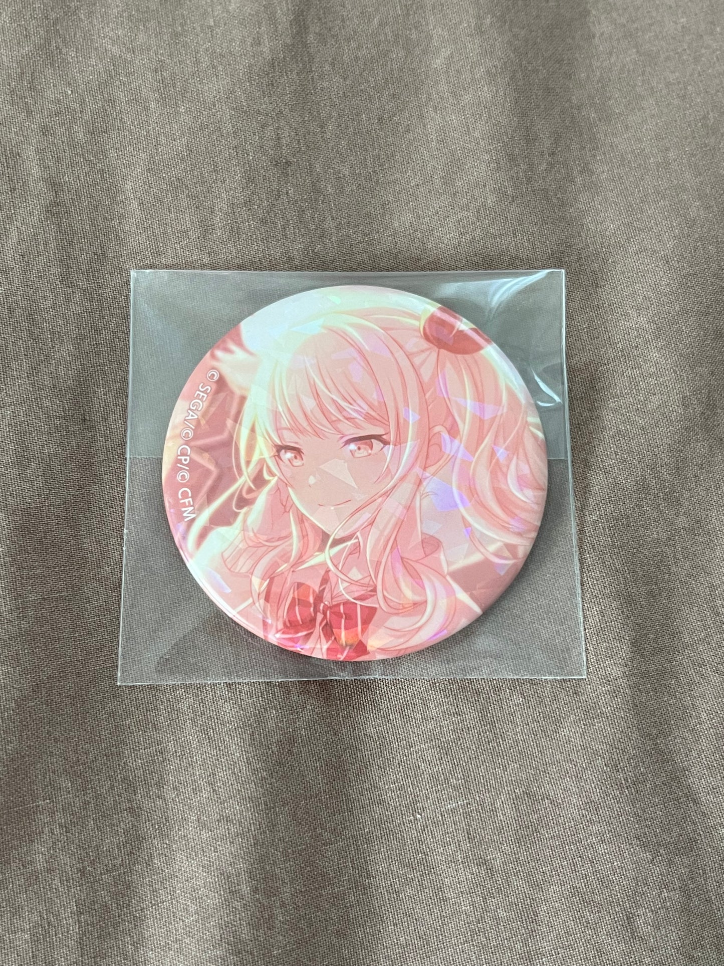 Project Sekai - Mizuki Akiyama “KAMIKOU FESTIVAL!” Circle Holographic Badge [UNTRAINED]