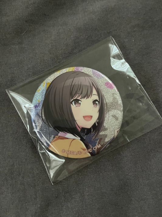 Project Sekai - Ena Shinonome "Paint What I Love ♪ Rainbow Canvas" Circle Glitter Badge [UNTRAINED]