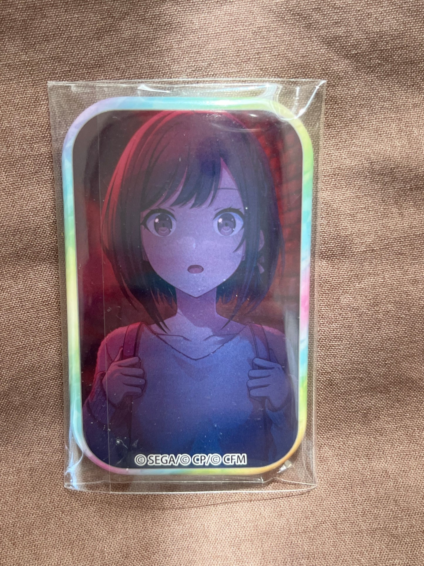 Project Sekai - Ena Shinonome "Secret Distance" Square Badge [UNTRAINED]