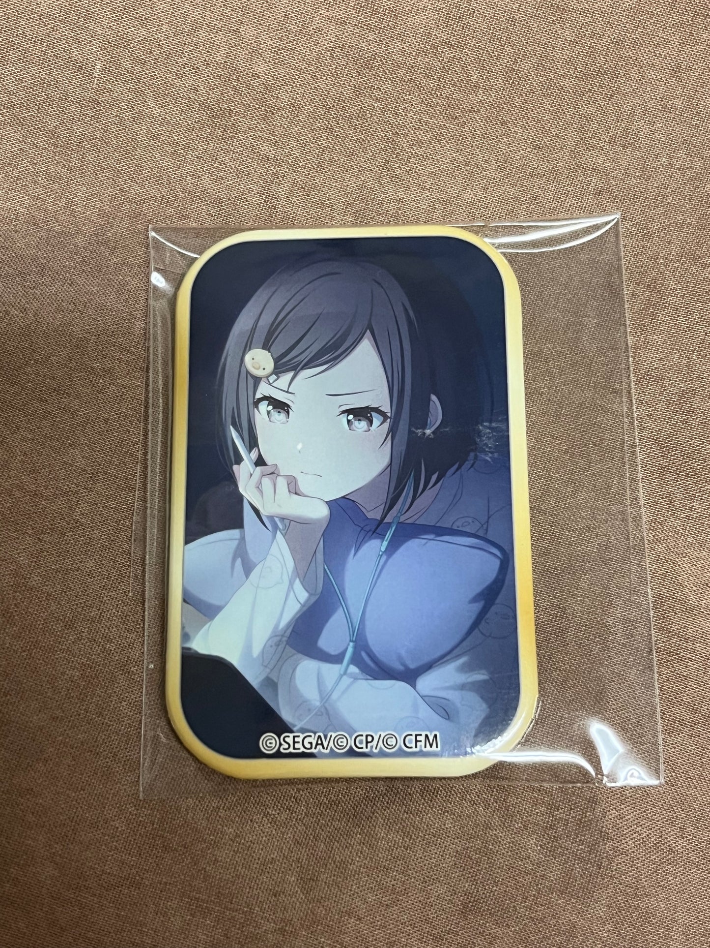 Project Sekai - Ena Shinonome “And Now, the Ribbon Is Tied” Square Badge [UNTRAINED]