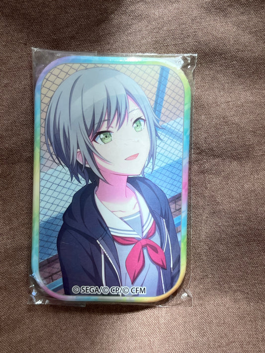 Project Sekai - Shiho Hinomori "Lunchtime Chat" Square Badge [UNTRAINED]