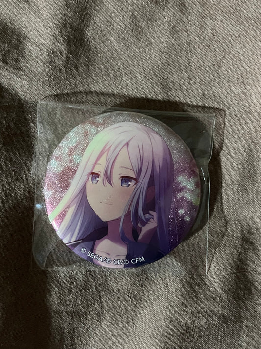 Project Sekai - Kanade Yoisaki “Secret Distance” Circle Glitter Badge [UNTRAINED]
