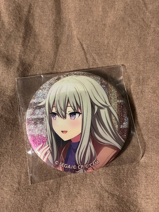 Project Sekai - Nene Kusanagi “Memories Carried by the Scent of Candles” Circle Glitter Badge [UNTRAINED]