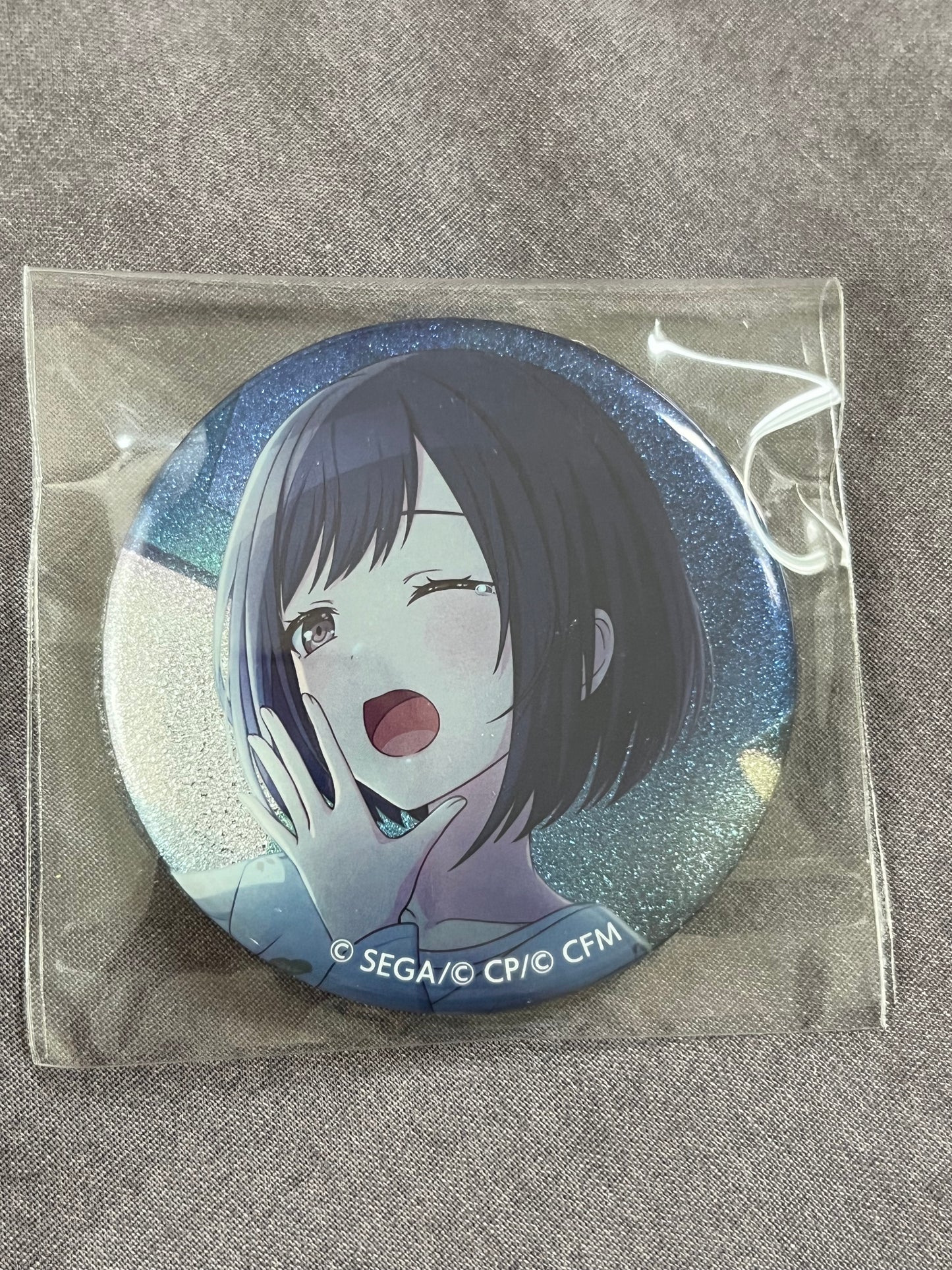 Project Sekai - Ena Shinonome “Someday, From the Depths of Despair” Circle Glitter Badge [UNTRAINED]