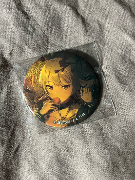 Project Sekai - Nene Kusanagi “The Best Picture Wrap!” Circle Glitter Badge [TRAINED]